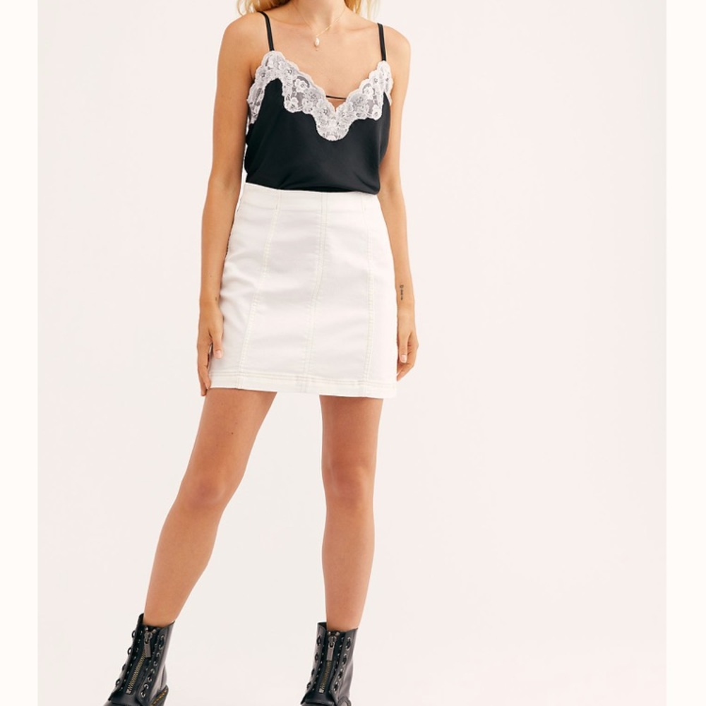 Free People mini pencil skirt